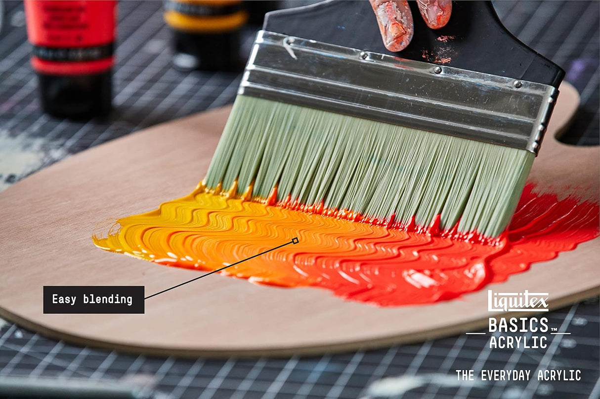 Liquitex Basics Acrylic Paint Set - Primary Colours - 6 x 22ml