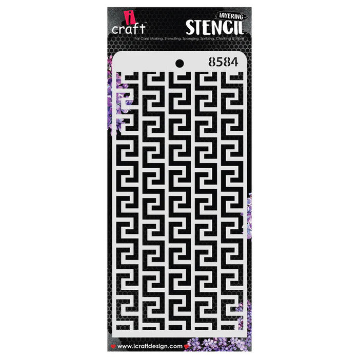 Icraft Multisurface Mini Stencil 4" X 8" 8584