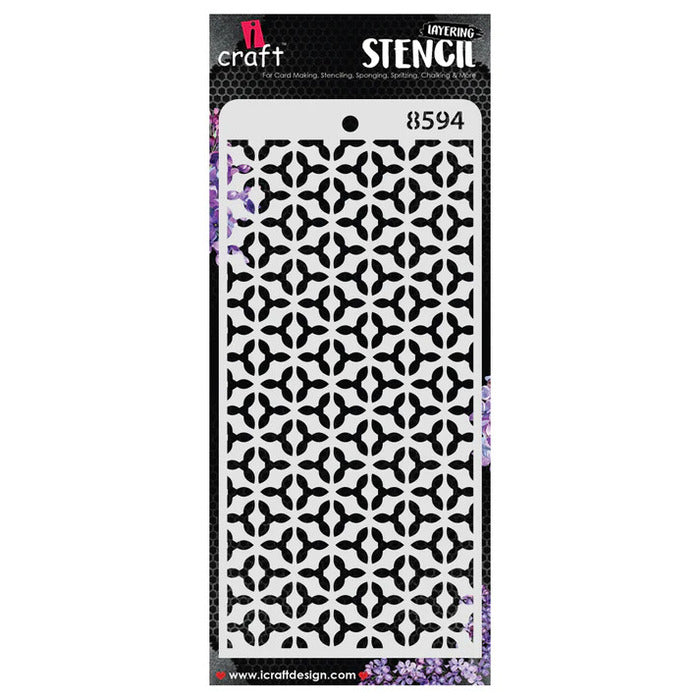 Icraft Multisurface Mini Stencil 4" X 8" 8594