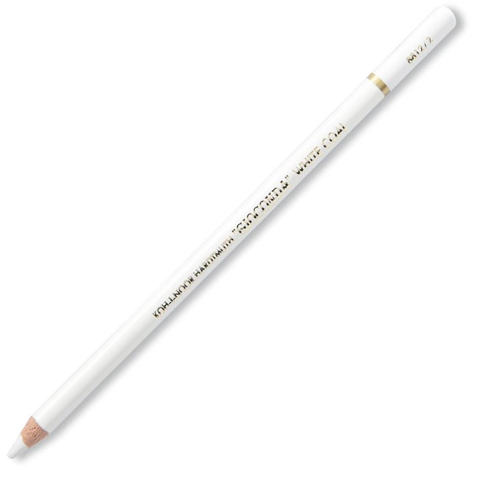 Koh-I-Noor Extra Charcoal Pencil White