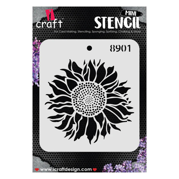Icraft Multisurface Mini Stencil 4" X 4" 8901