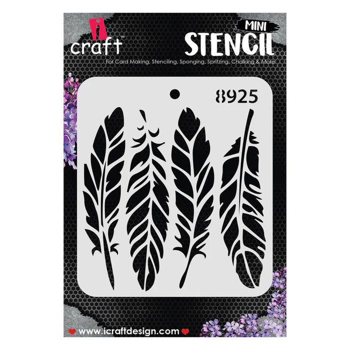 Icraft Multisurface Mini Stencil 4" X 4" 8925