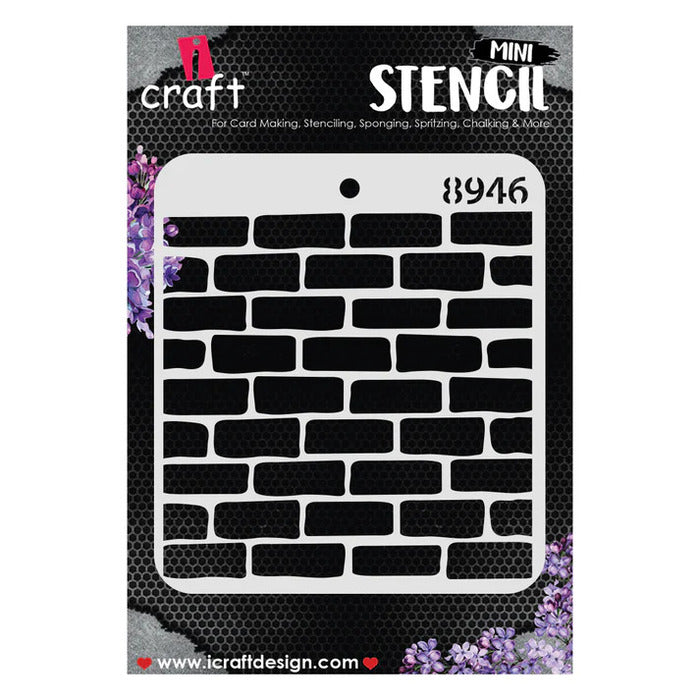 Icraft Multisurface Mini Stencil 4" X 4" 8946