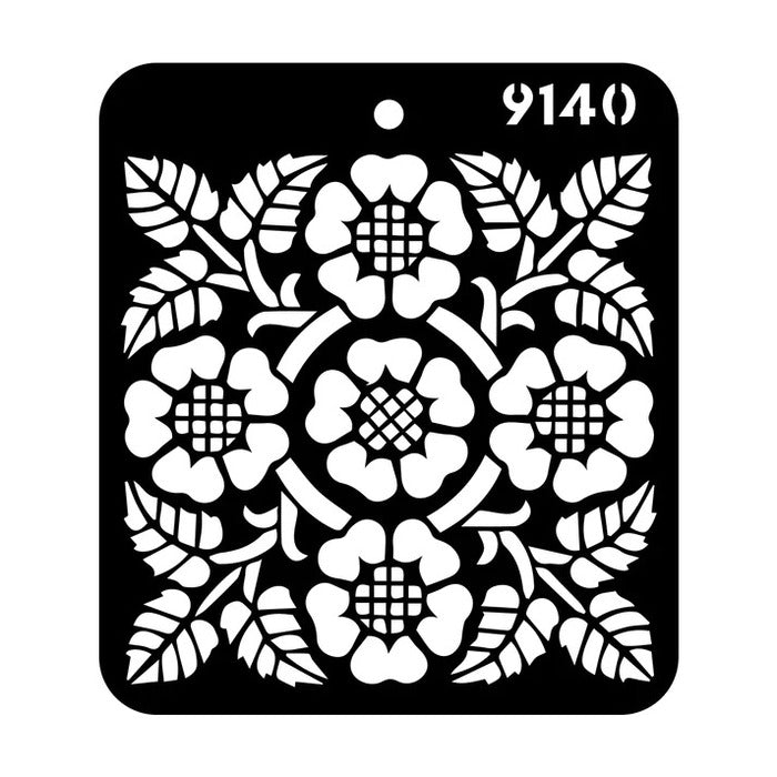 Icraft Multisurface Mini Stencil 4" X 4" 9140