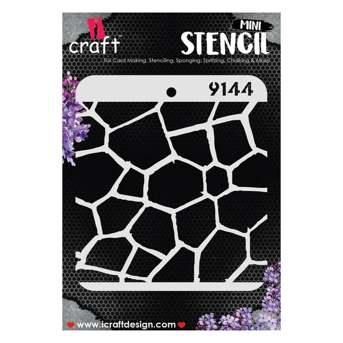 Icraft Multisurface Mini Stencil 4" X 4" 9144