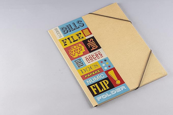Numic Flip Folder Beige A4