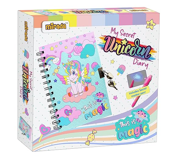 Mirada My Secret Unicorn Diary DIY Craft Kit