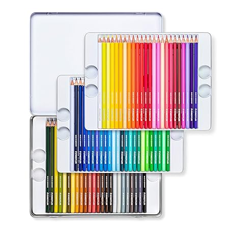 Staedtler Coloured Pencils Set of 72 in Metal Box Assorted