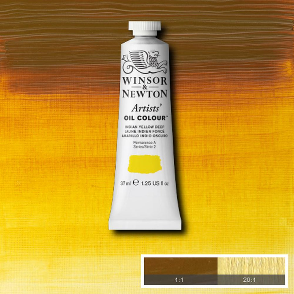 Winsor & Newton Artists’ Oil Colour 37ml Indian Yellow Deep