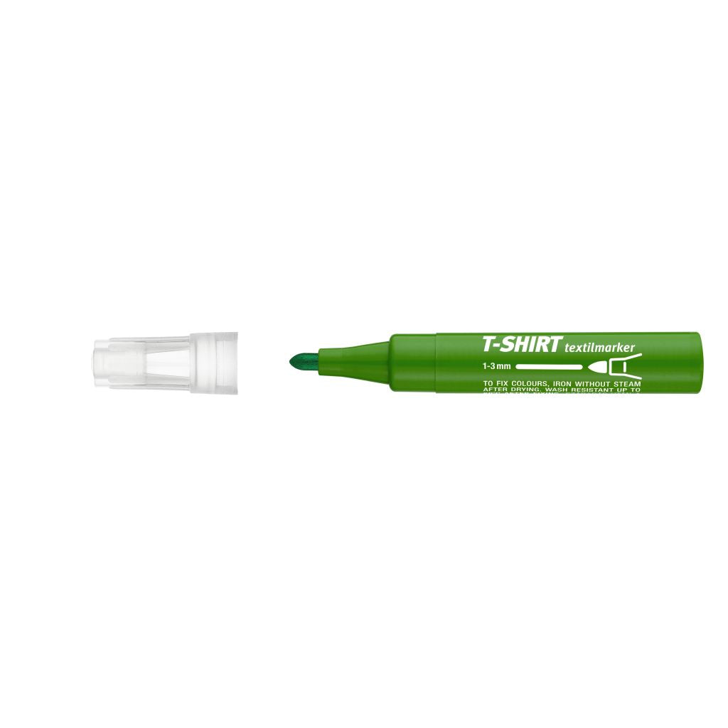 ICO T-Shirt Textile Marker Green 1–3mm Fabric Marker