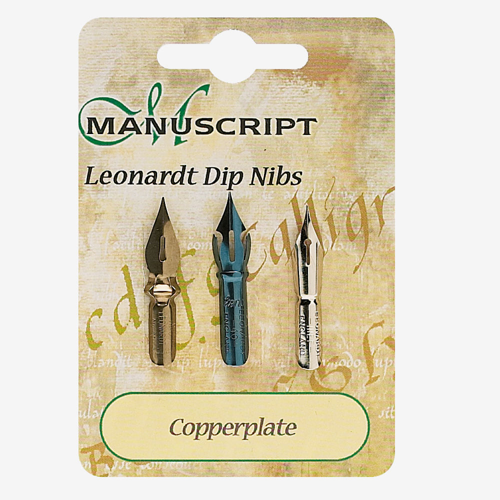 Manuscript Copperplate Calligraphy Nib Set of 3 MDP-3C