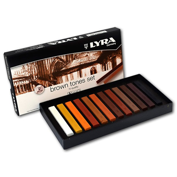 LYRA Pastel Brown Tones Set of 12