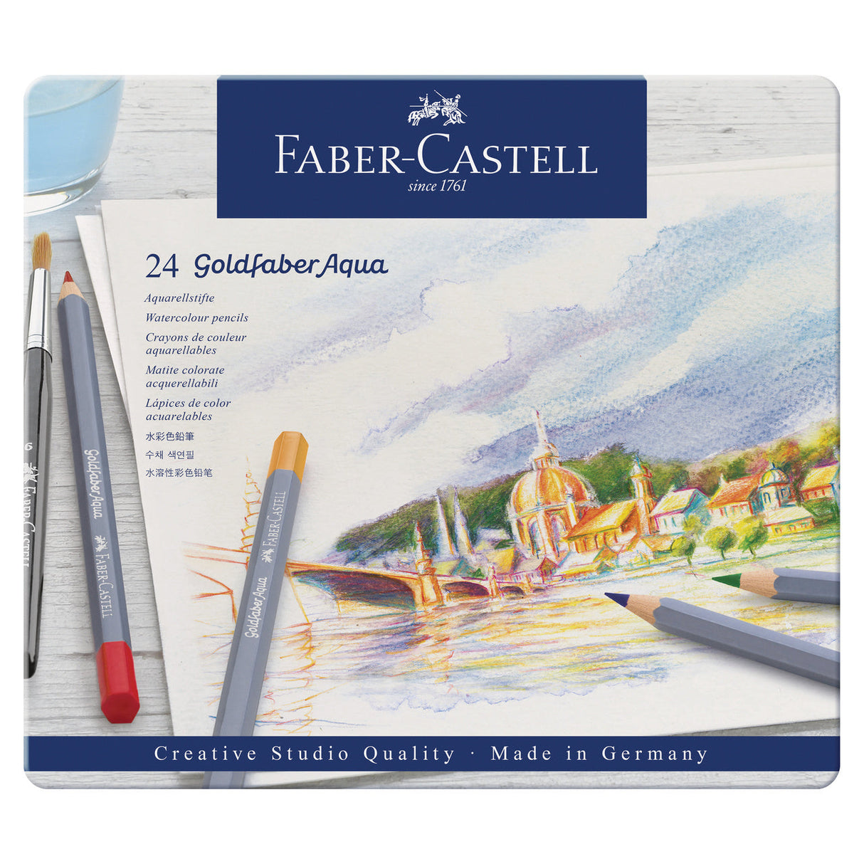 Faber Castell Goldfaber Aqua Colour Pencil Set of 12
