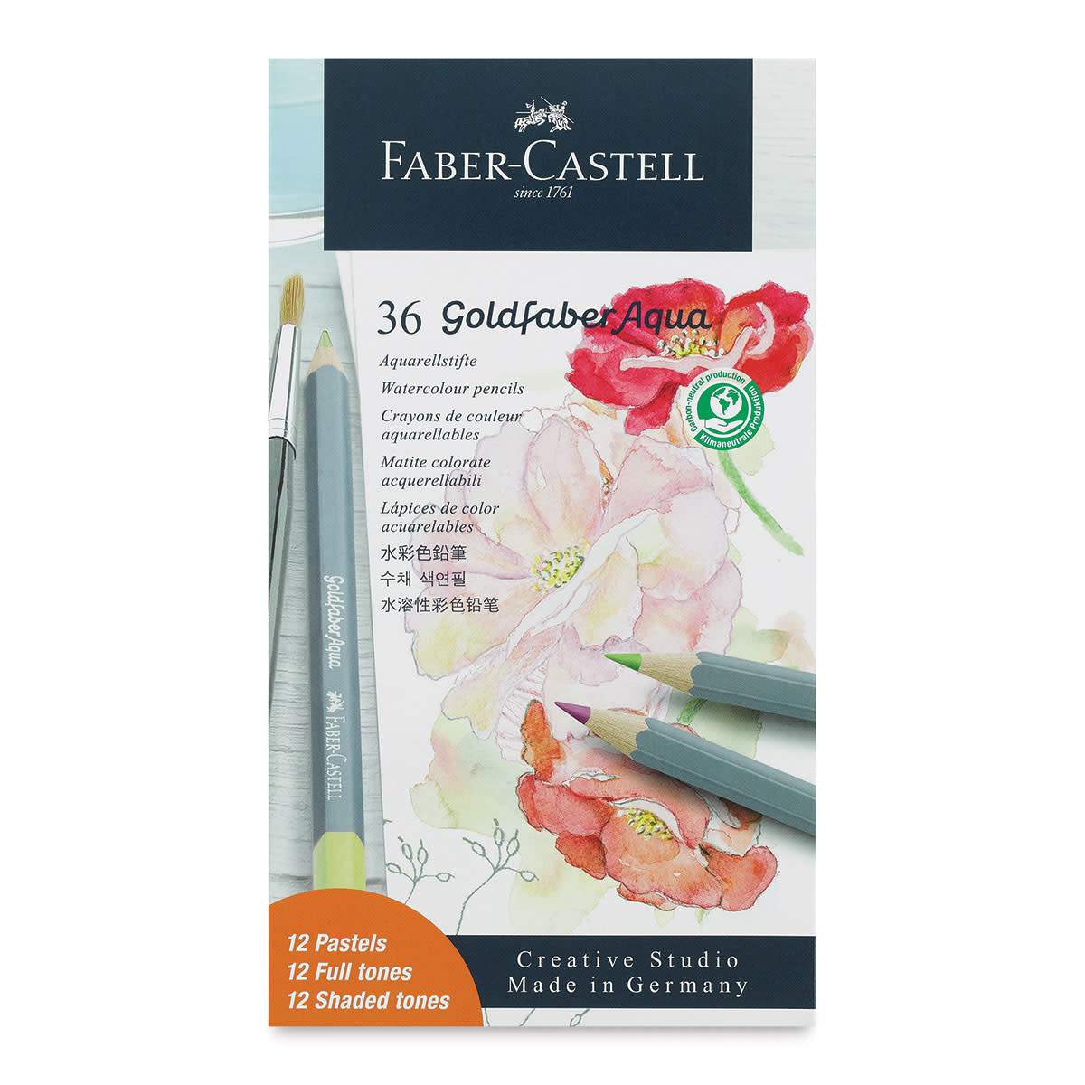 Faber Castell Goldfaber Aqua Colour Pencil Set of 12