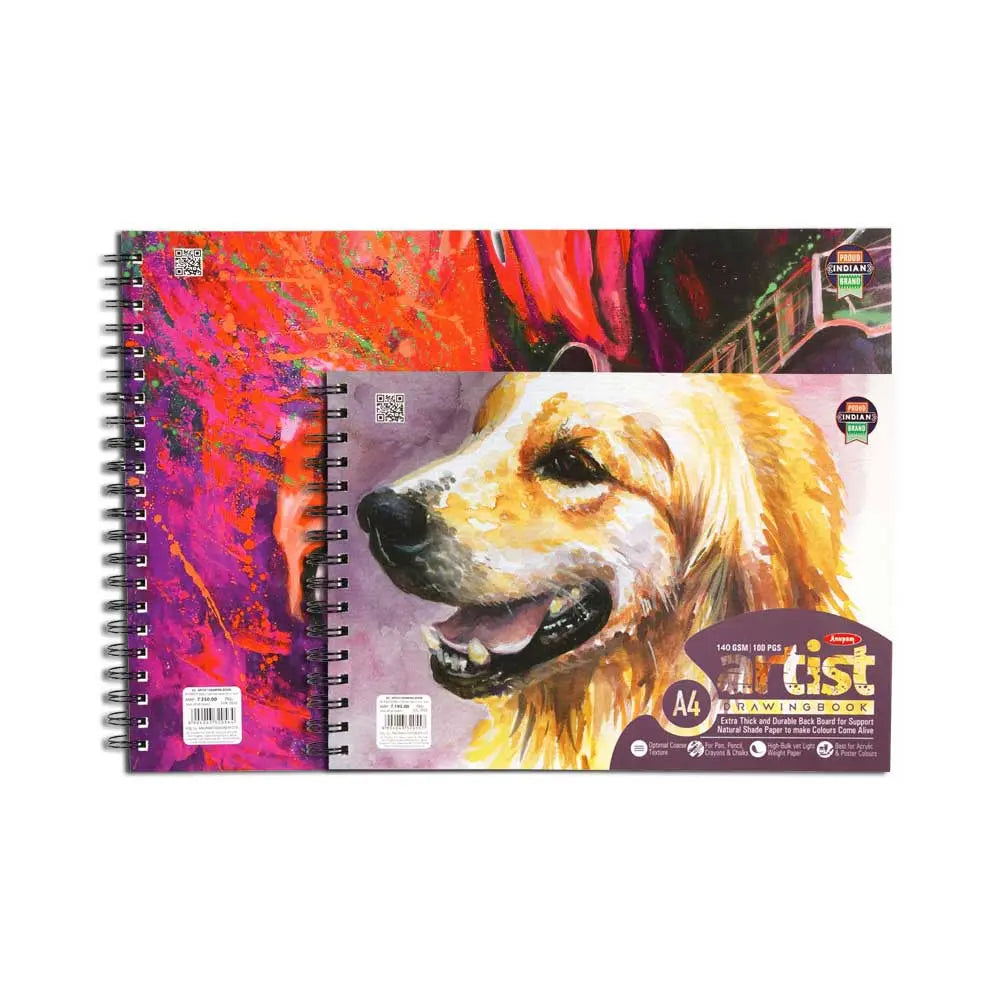 Anupam Artist Drawing Book Cartridge Paper (140gsm-160gsm) Anupam