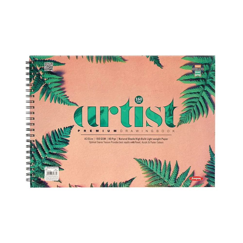 Anupam Artist Drawing Book Cartridge Paper (140gsm-160gsm) Anupam