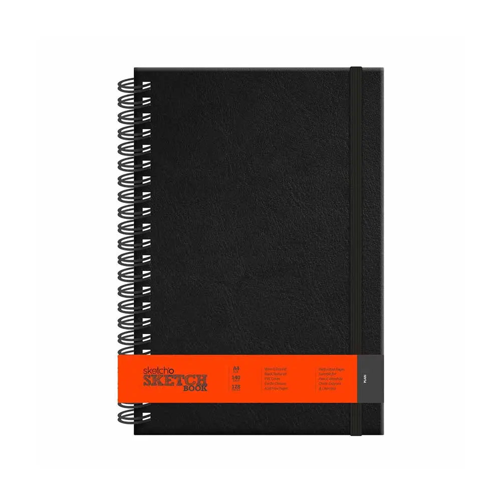 Anupam Sketcho Sketchbook - Hard Bound - Wireo Book - 140 GSM Cartridge Paper Anupam
