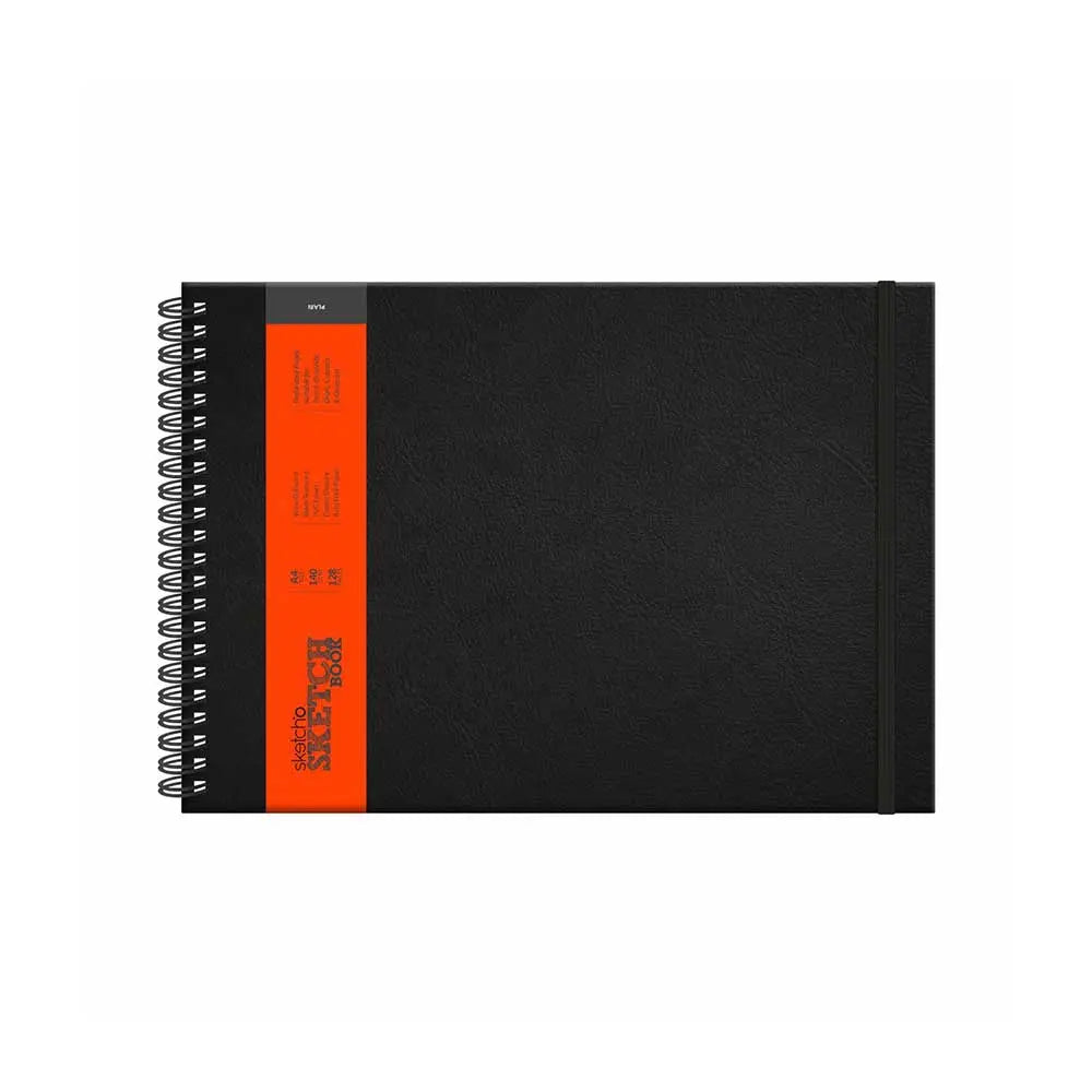 Anupam Sketcho Sketchbook - Hard Bound - Wireo Book - 140 GSM Cartridge Paper Anupam