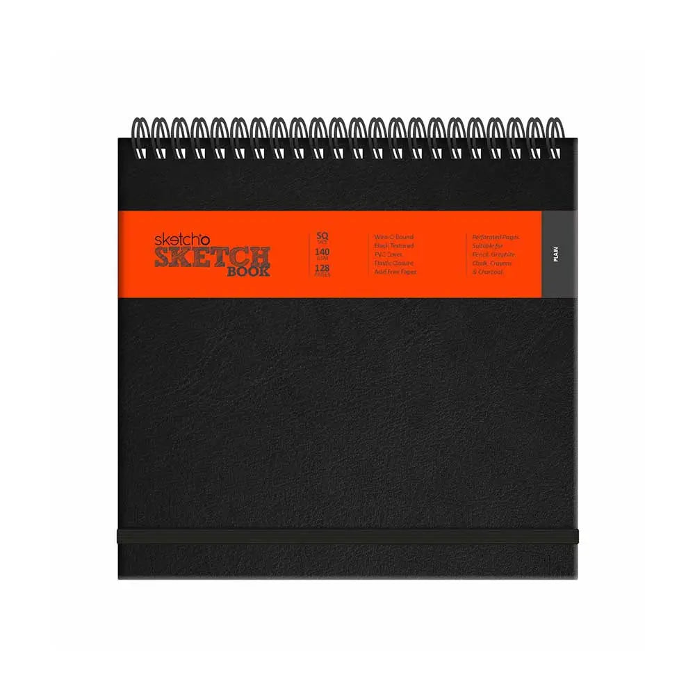 Anupam Sketcho Sketchbook - Hard Bound - Wireo Book - 140 GSM Cartridge Paper Anupam