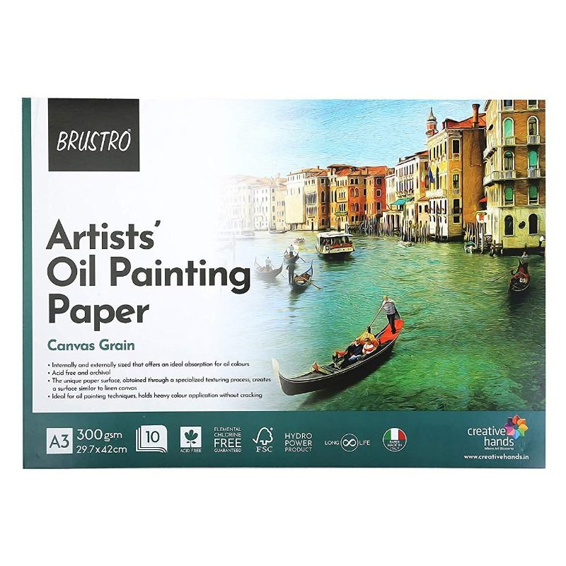 Brustro Oil Painting Paper A3 300 GSM