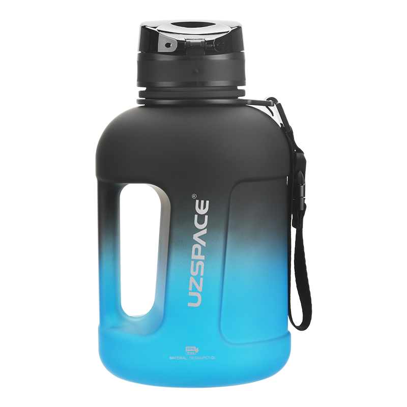 Uzspace Gradient Tritan Water Bottle BPA Free Leakproof Gym Bottle