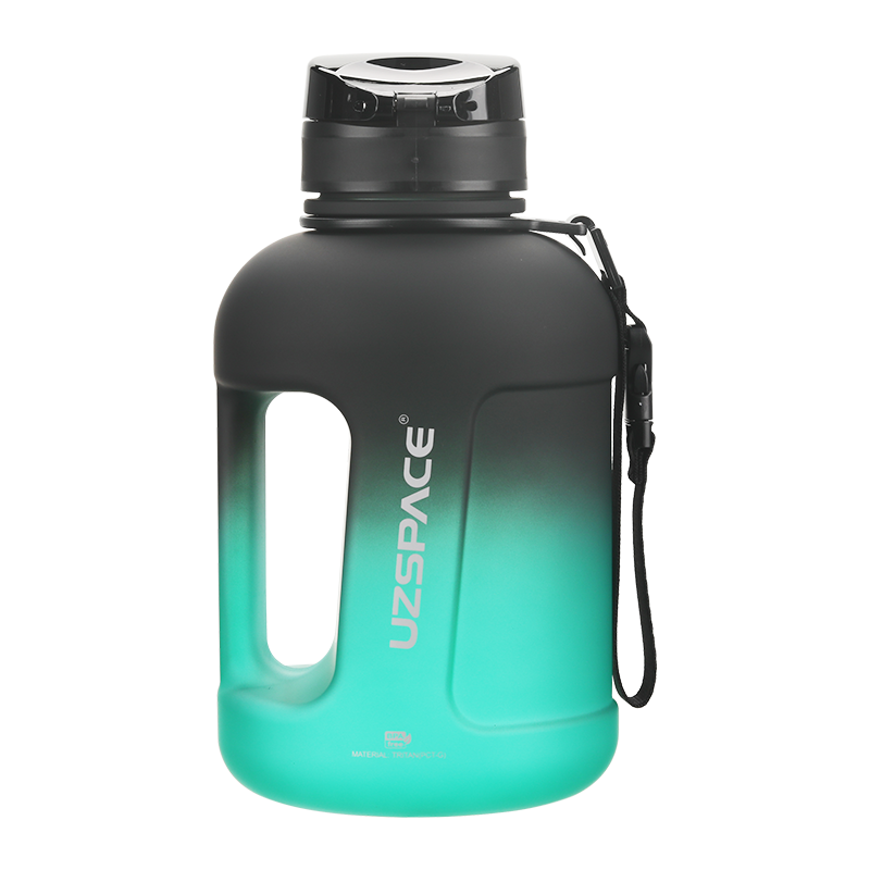 Uzspace Gradient Tritan Water Bottle BPA Free Leakproof Gym Bottle