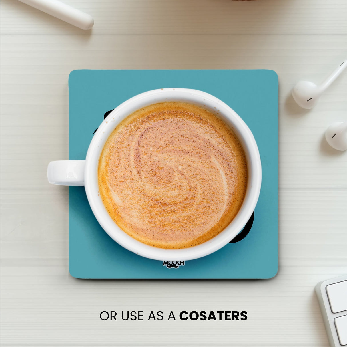 Mooch Magnetic Coaster - Black Cat