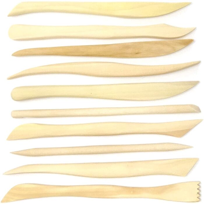 Kent Wooden Clay Tool Set Of 10
