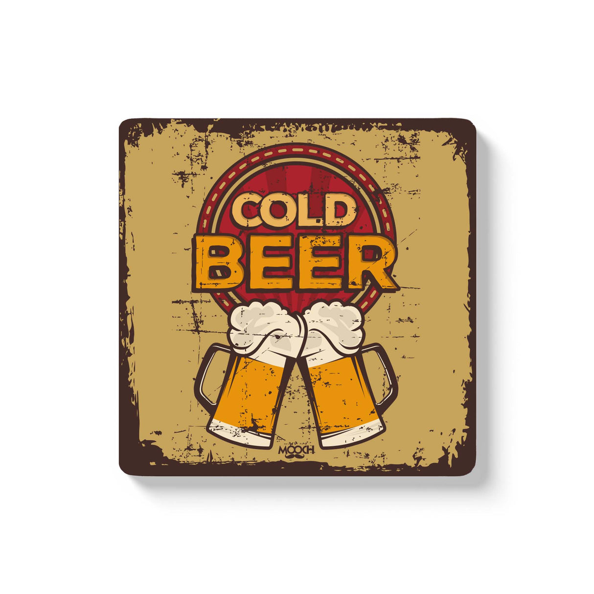 Mooch Magnetic Coaster - Cold Beer