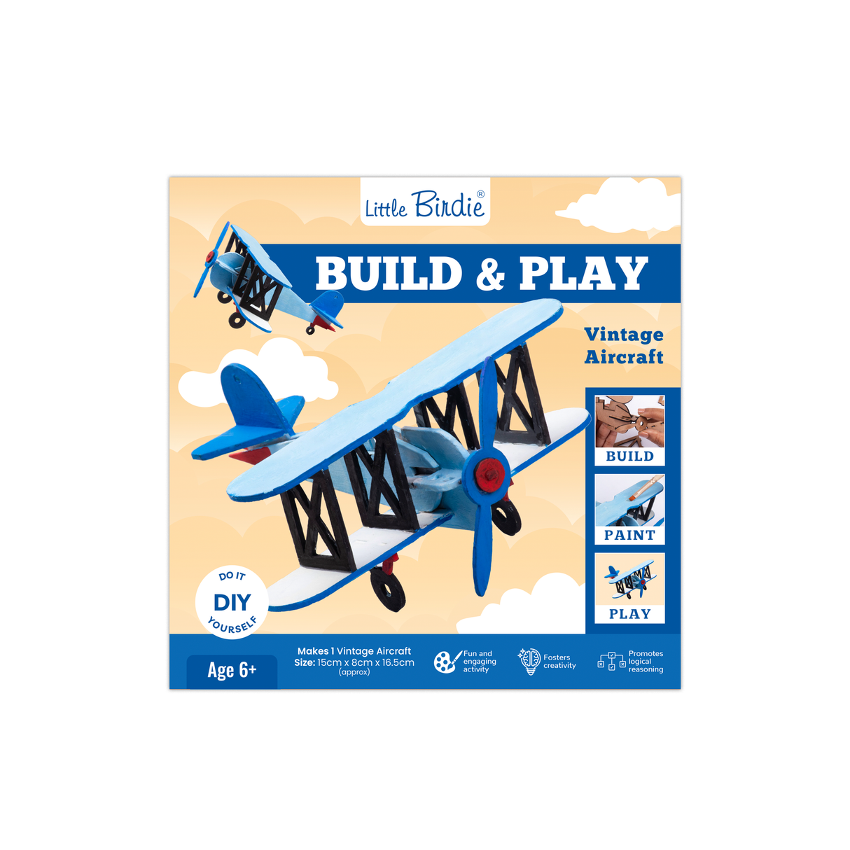 Itsy Bitsy DIY Build and Paint Kit Light Aircraft