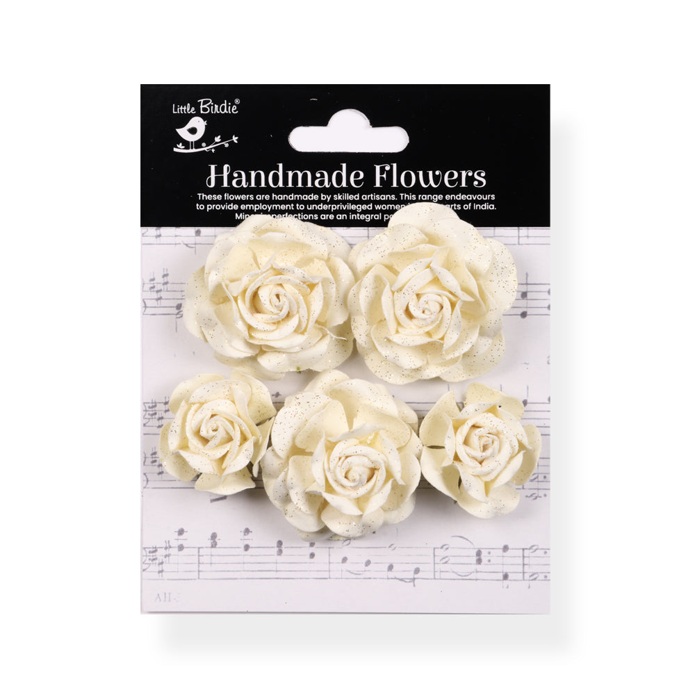 Itsy Bitsy Handmade Flowers Ivory Pearl Lorena