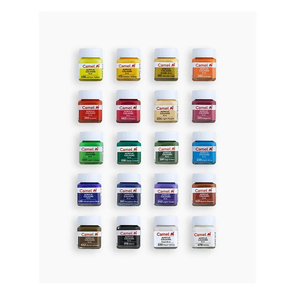 Camel Fabrica Acrylic Colour Set Camel