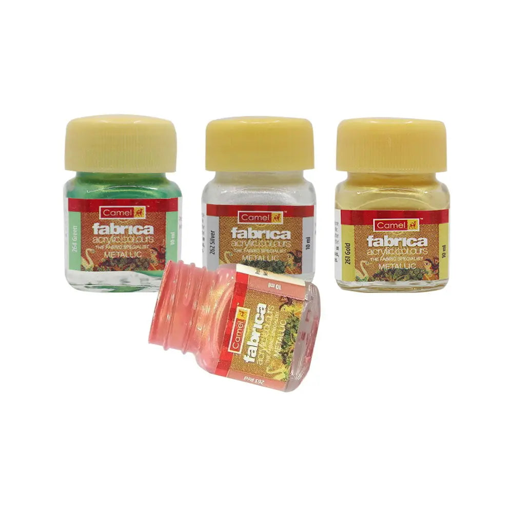 Camel Fabrica Acrylic Colours Metallic (Loose Colours) 10ml Camel