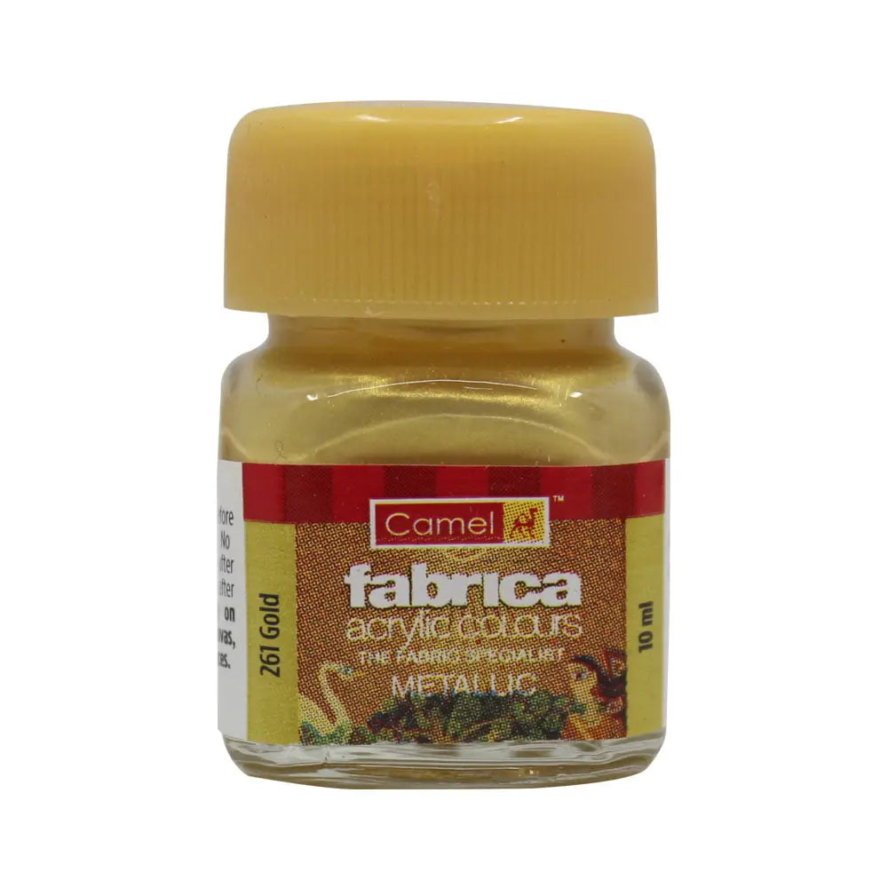 Camel Fabrica Acrylic Colours Metallic (Loose Colours) 10ml Camel