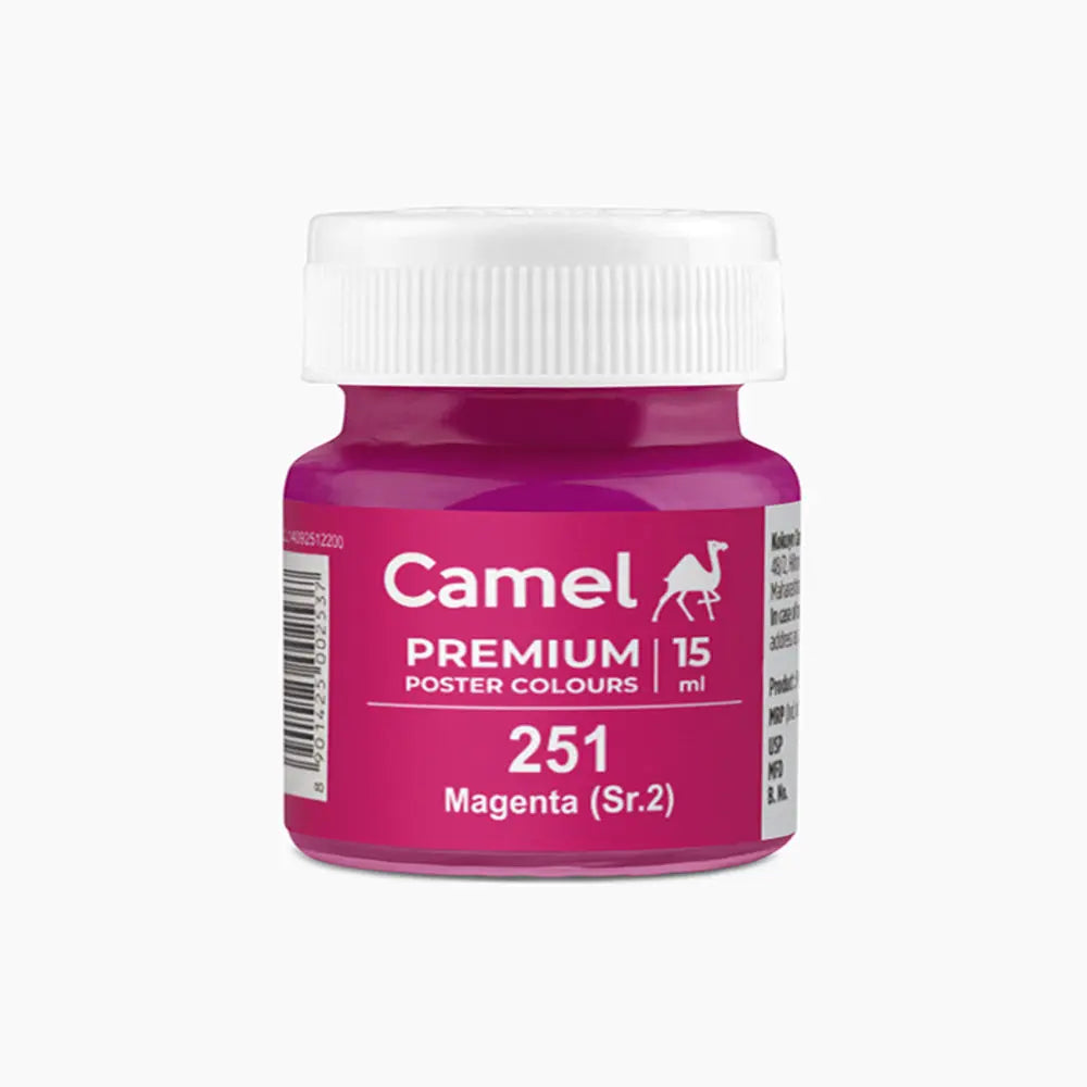 Camel Premium Poster Colours-15ml (Loose - Colours) Camel