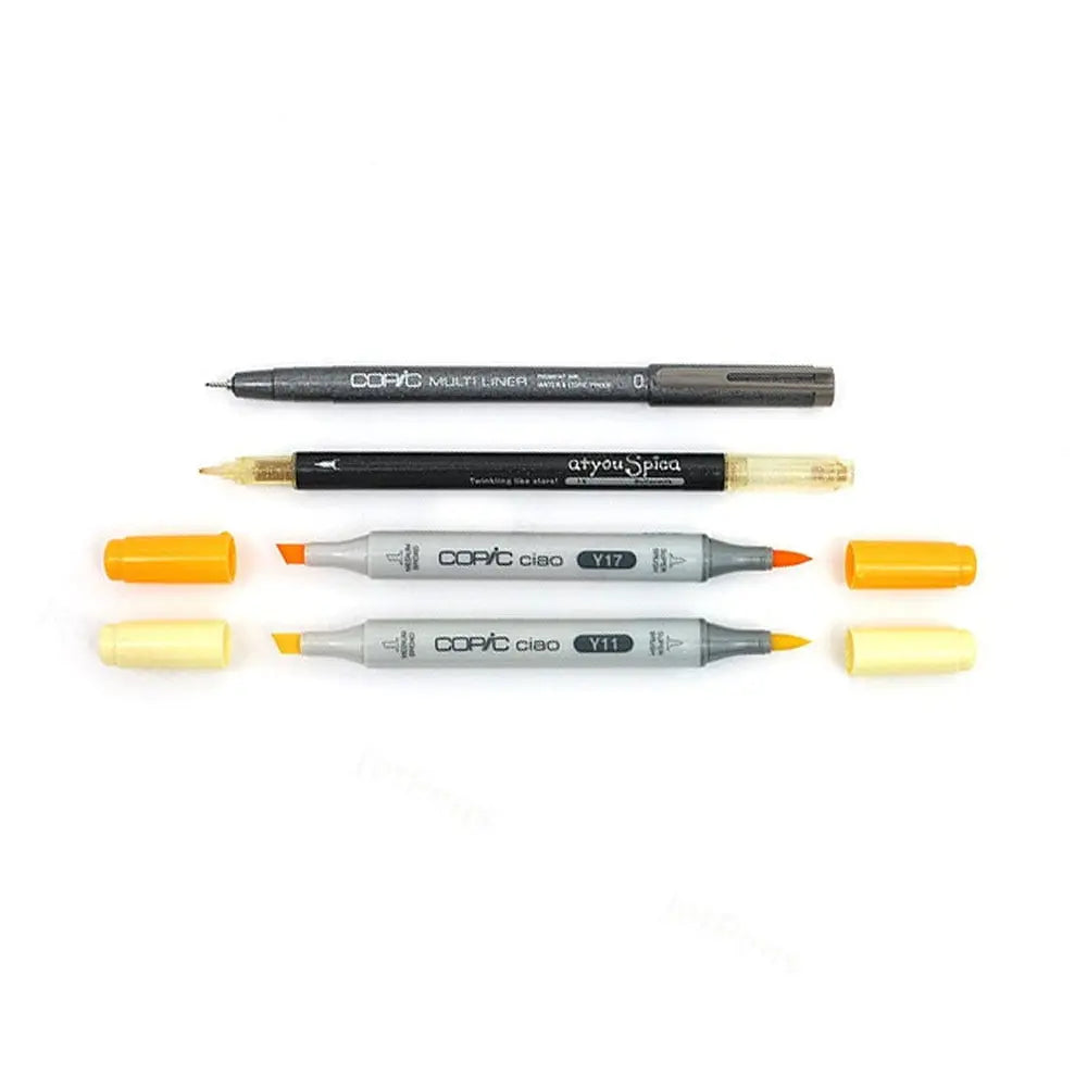 Copic Doodle Pack - Yellow Copic