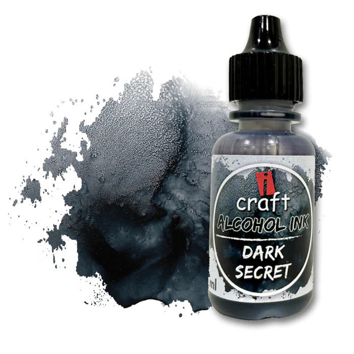 ICRAFT alcohol ink in dark secret color 15ml.