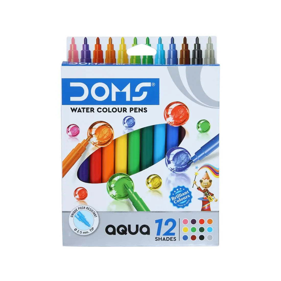 DOMS Aqua Water Colour Pen 24 Shades Doms