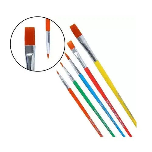 DOMS Colourmate Synthetic Paint Brush Set Doms