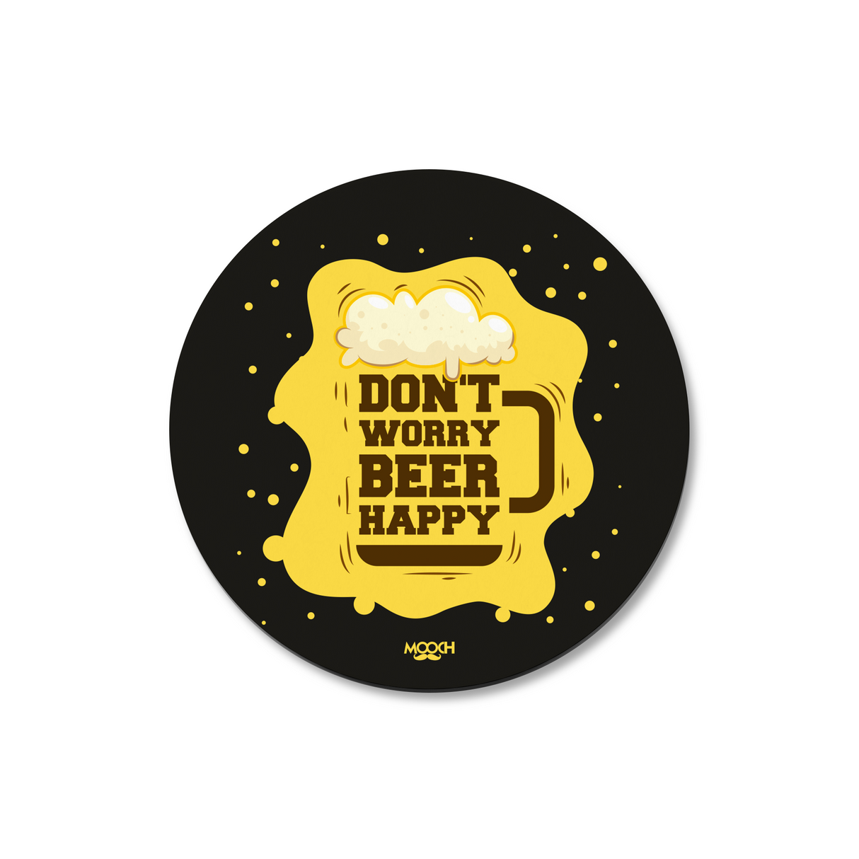 Mooch Magnetic Coaster - Don'T Worry Beer