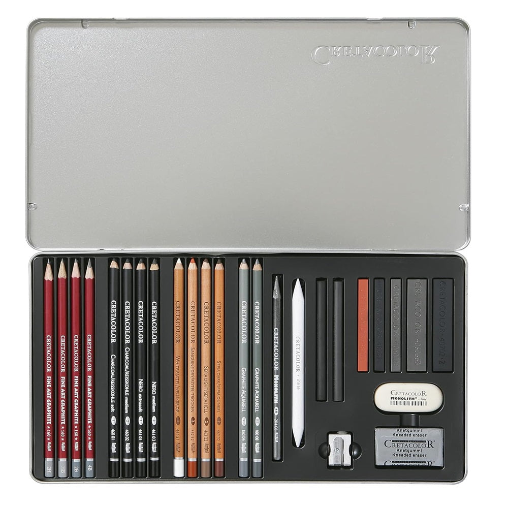 Cretacolor Teacher'S Choice Advanced Drawing Set Of 26
