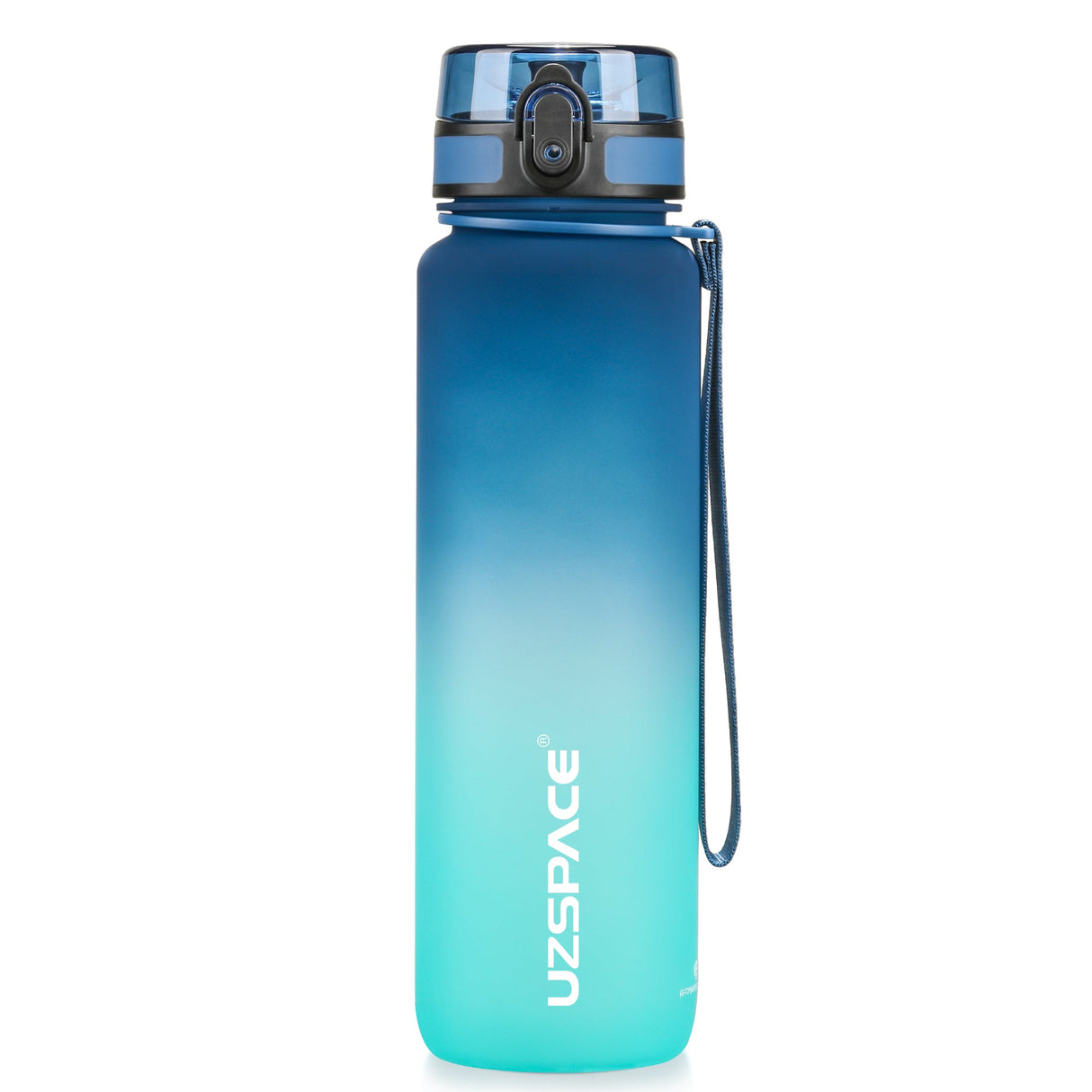 Uzspace Gradient Tritan Water Bottle BPA Free Leakproof Gym Bottle
