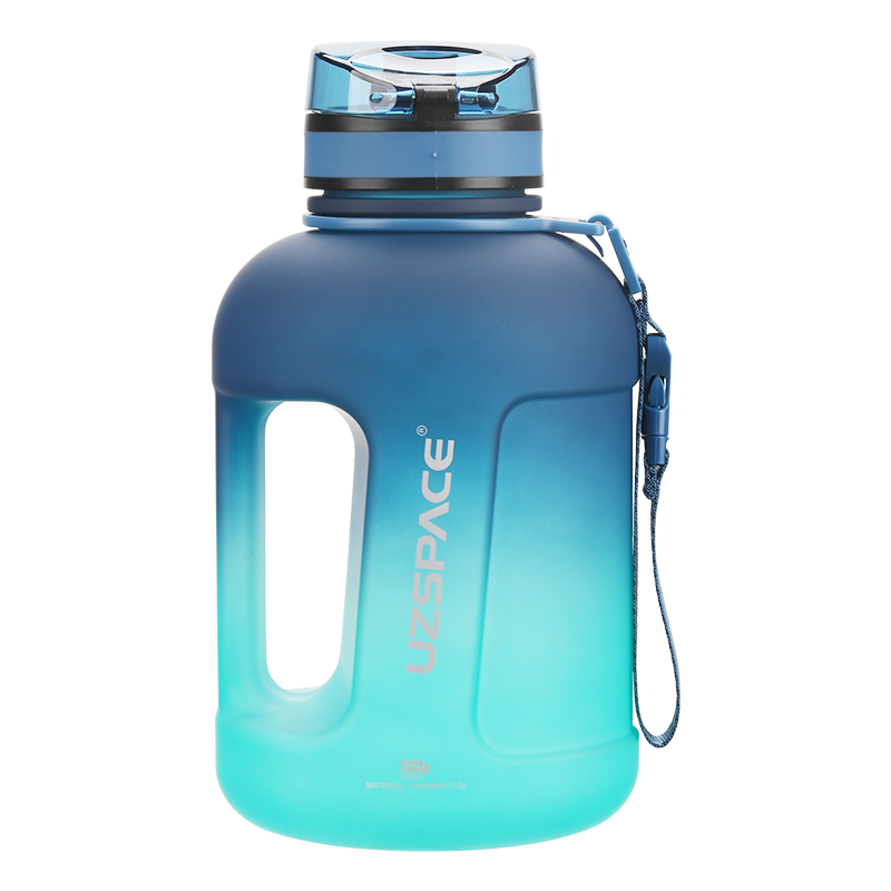Uzspace Gradient Tritan Water Bottle BPA Free Leakproof Gym Bottle