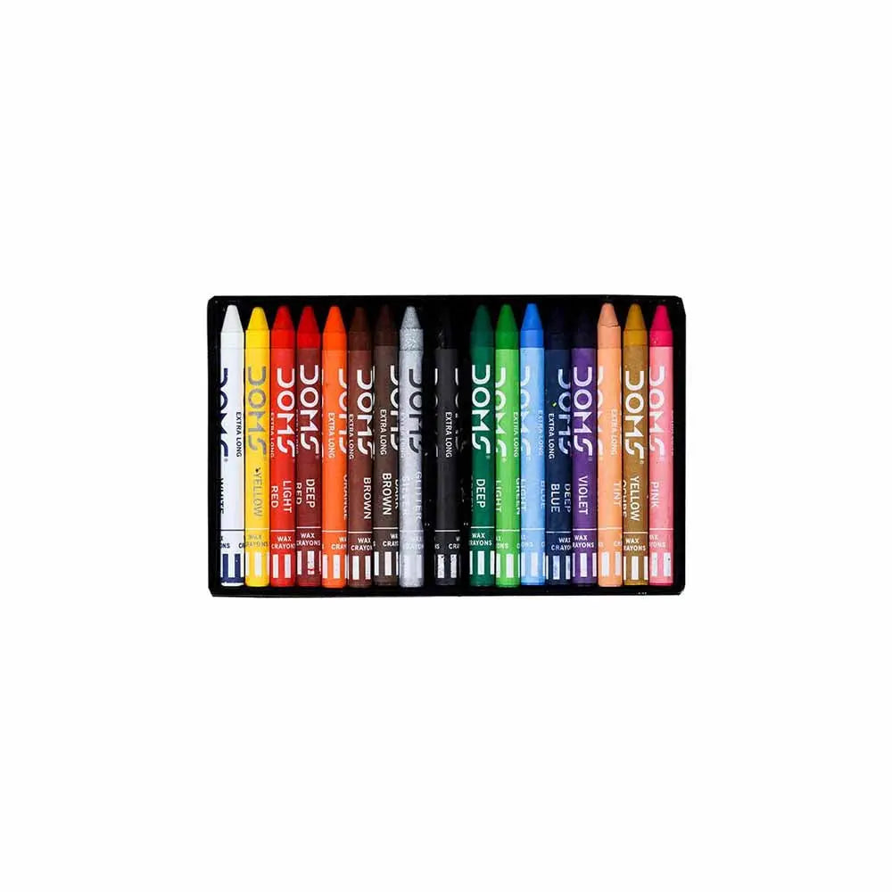 Doms Extra Long Wax Crayon Sets Doms