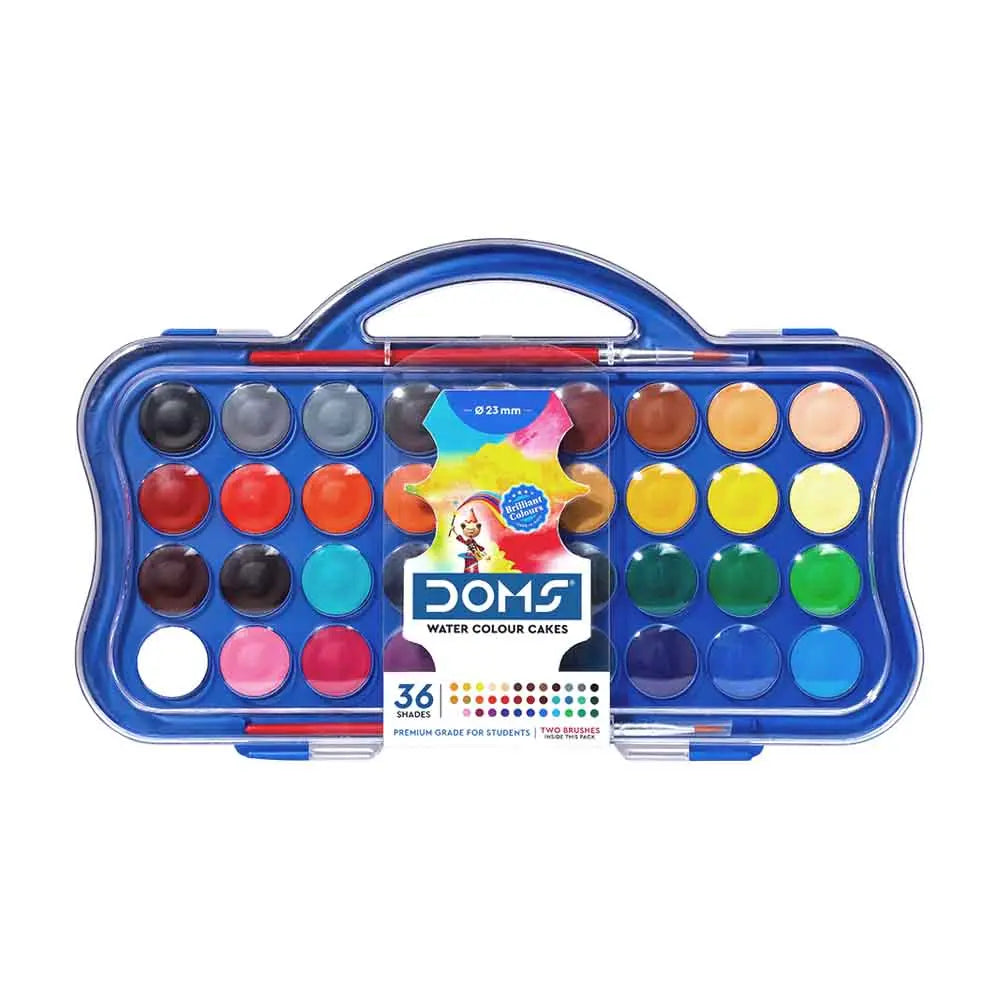 Doms Water Colour Cakes 23mm For Students Doms