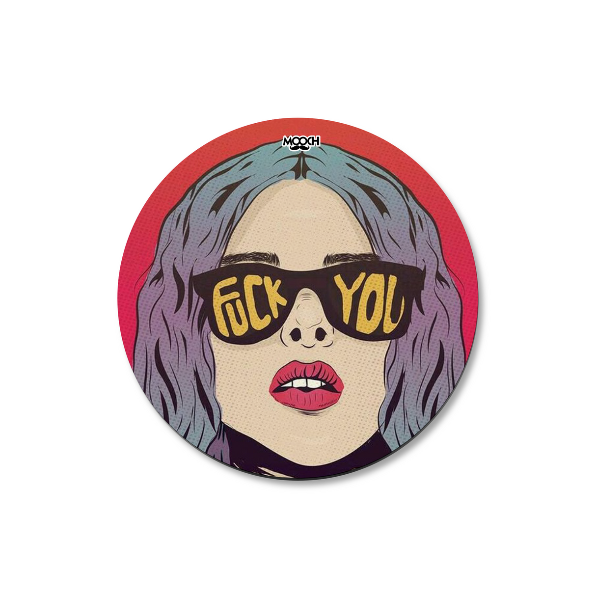 Mooch Magnetic Coaster - Fuck You Mooch
