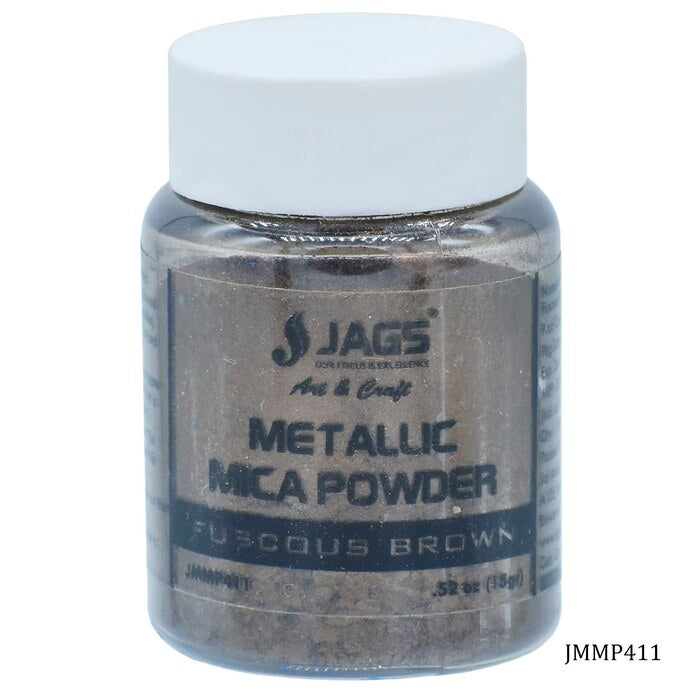 METALLIC MICA POWDER FUSCOUS BROWN 15GM