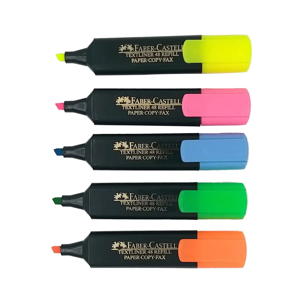 Faber-Castell 5 Textliner Classic Marker (Set of 5) Faber-Castell
