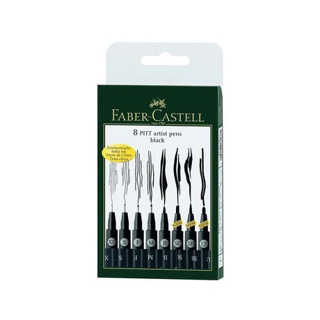 Faber-Castell PITT Artist Pens Black Faber-Castell