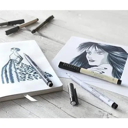 Faber-Castell PITT Artist Pens Soft Brush set of 6 Faber-Castell